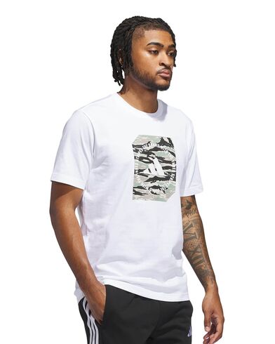 Ανδρική Κοντομάνικη Μπλούζα Adidas - M C Camo Box