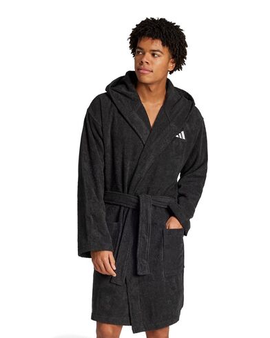 Ανδρική Πετσέτα Μπουρνούζι με Κουκούλα Adidas - Bathrobe