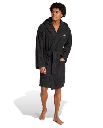 Ανδρική Πετσέτα Μπουρνούζι με Κουκούλα Adidas - Bathrobe