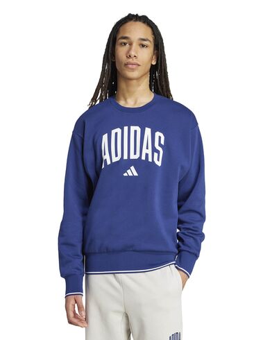 Ανδρική Μακρυμάνικη Μπλούζα Adidas - M Collegiate