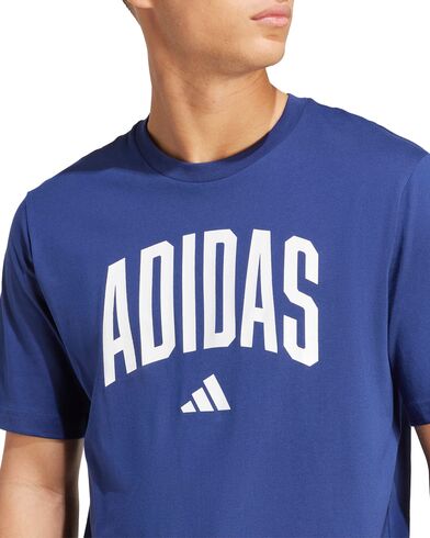 Ανδρική Κοντομάνικη Μπλούζα Adidas - M Collegiate