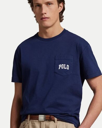Ανδρική Κοντομάνικη Μπλούζα Polo Ralph Lauren - Sscnpktm12