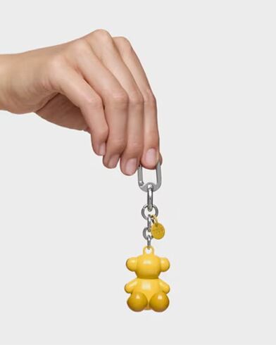 Γυναικείο Μπρελόκ Tous - Llavero Metal Bold Bear Amarillo Osc-Pla