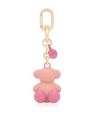 Γυναικείο Μπρελόκ Tous - Llavero Metal Bold Bear Rosa Osc-Dorado