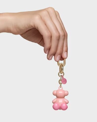 Γυναικείο Μπρελόκ Tous - Llavero Metal Bold Bear Rosa Osc-Dorado