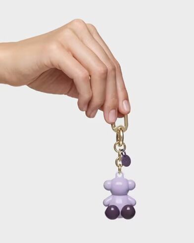 Γυναικείο Μπρελόκ Tous - Llavero Metal Bold Bear Malva-Dorado