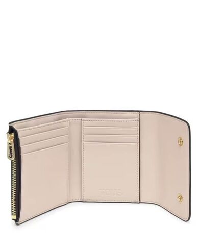 Tous - Billetera S. Flap Kaos Icon Beige 