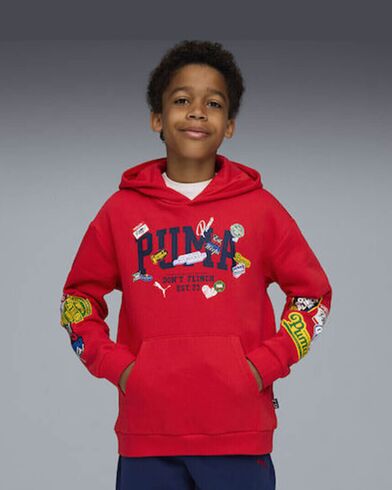 Παιδική Μπλούζα Φούτερ με Κουκούλα Puma - Basketball Hooperhotline Fl B