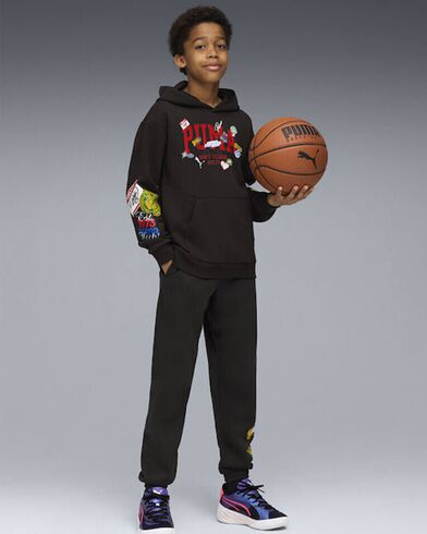 Παιδική Μπλούζα Φούτερ με Κουκούλα Puma - Basketball Hooperhotline Fl B