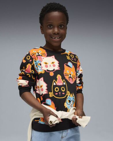 Παιδική Μακρυμάνικη Μπλούζα Puma - Moody Cat Aop Tr