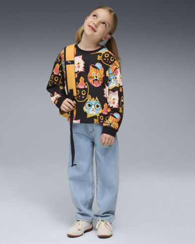 Παιδική Μακρυμάνικη Μπλούζα Puma - Moody Cat Aop Tr