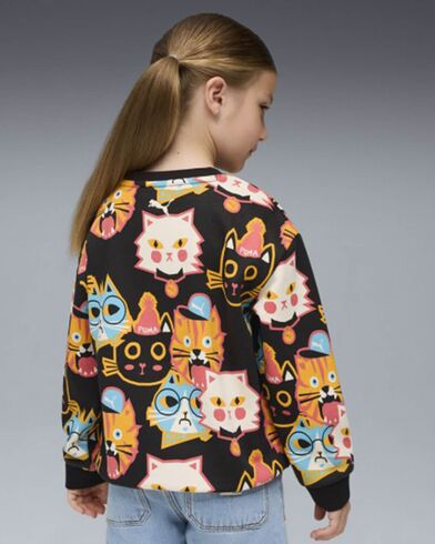 Παιδική Μακρυμάνικη Μπλούζα Puma - Moody Cat Aop Tr