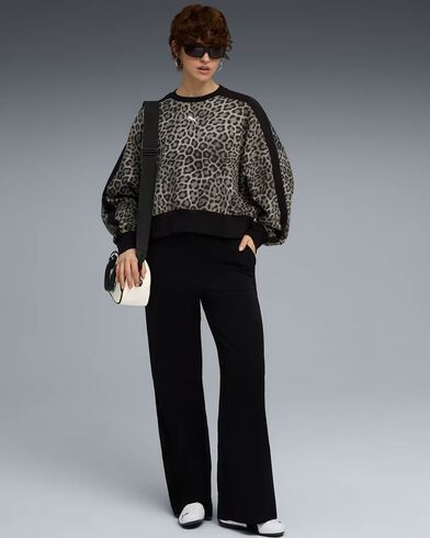 Γυναικεία Μπλούζα Φούτερ Puma - T7 Leo Luxe Aop Over-Oversized Tr