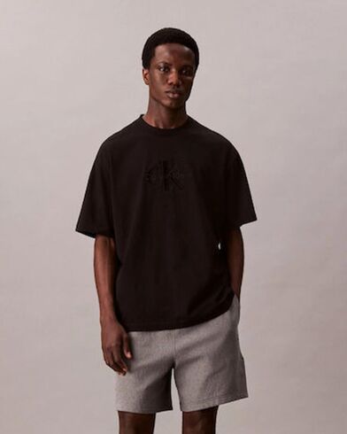 Ανδρική Κοντομάνικη Μπλούζα Calvin Klein - Ss Hi Low Emb 16S Jersey