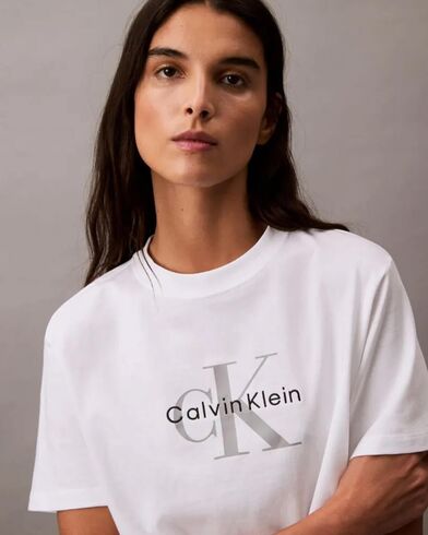 Γυναικεία Κοντομάνικη Μπλούζα Calvin Klein - Hr Clssc Mnlg