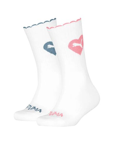 Παιδικές Κάλτσες Puma 2 Ζευγάρια - 947234 Puma Girls Scallop Edge