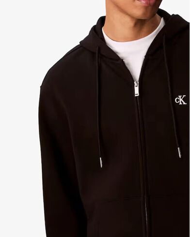 Calvin Klein - Ls Eu 350Terry Monogram Fz Hoodi  