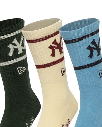 Unisex Κάλτσες New Era 3 Ζευγάρια - Mlb Crew