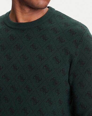 Ανδρική Μακρυμάνικη Μπλούζα Guess - Humbert 4G Logo Ls Cn