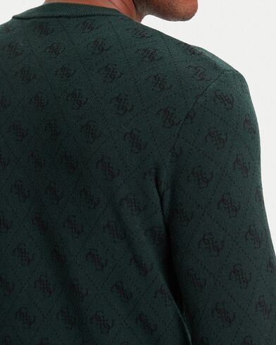 Ανδρική Μακρυμάνικη Μπλούζα Guess - Humbert 4G Logo Ls Cn