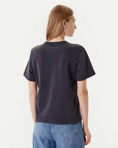 Γυναικεία Κοντομάνικη Μπλούζα Guess - Ss Palm Print Washed