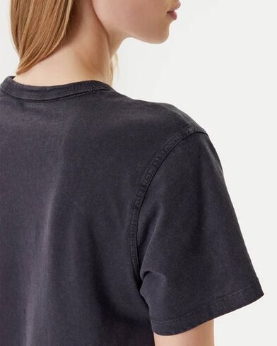 Γυναικεία Κοντομάνικη Μπλούζα Guess - Ss Palm Print Washed