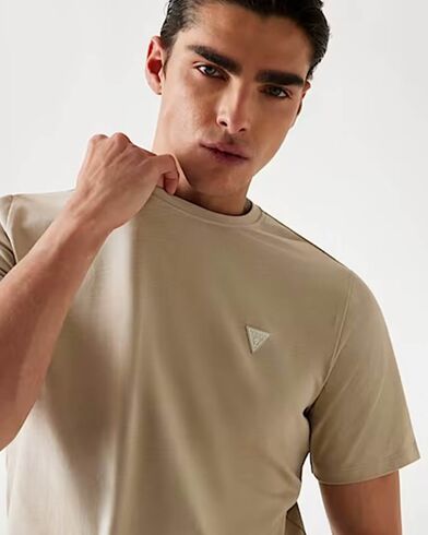 Ανδρική Κοντομάνικη Μπλούζα Guess - Ss Cn Patch