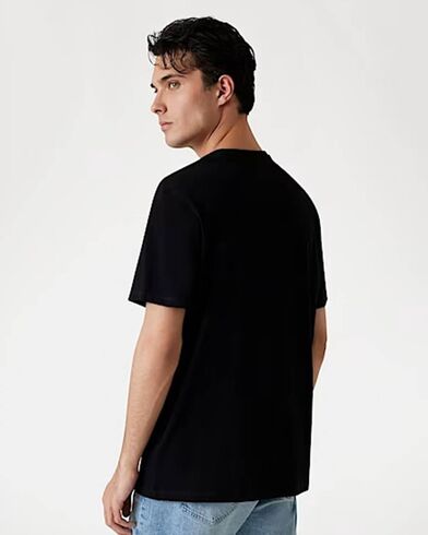 Ανδρική Κοντομάνικη Μπλούζα Guess - Ss Cn Guess Triangle