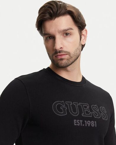 Ανδρική Μακρυμάνικη Μπλούζα Φούτερ Guess - Beau Cn