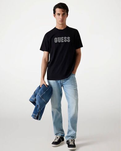 Ανδρική Κοντομάνικη Μπλούζα Guess - Ss Bsc Guess Embossed Logo