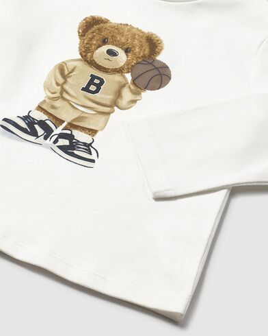 Mayoral - L/s shirt bear         
