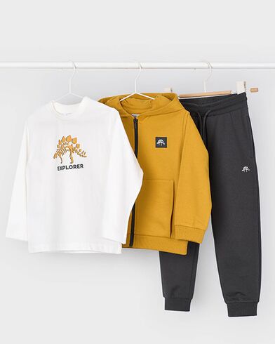 Παιδικό Set Mayoral Μπλούζα + Ζακέτα + Παντελόνι - Tracksuit
