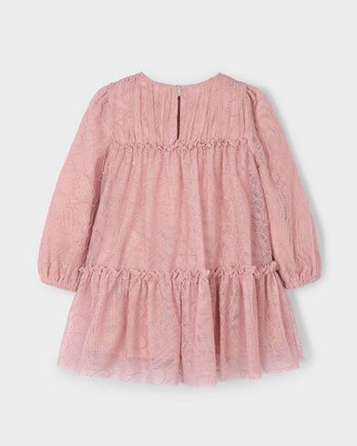 Παιδικό Μακρυμάνικο Φόρεμα Mayoral - Tulle printed