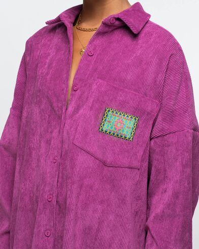 Γυναικείο Μακρυμάνικο Πουκάμισο Peace And Chaos - Wisteria