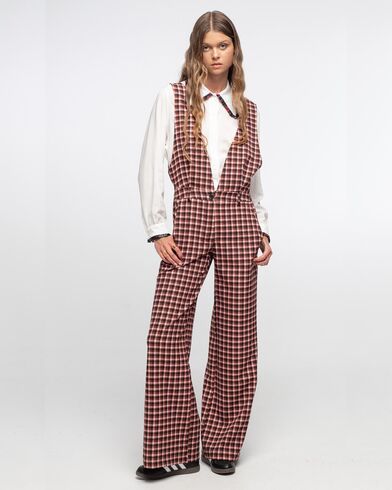 Peace And Chaos - Plaid Jumpsuit 