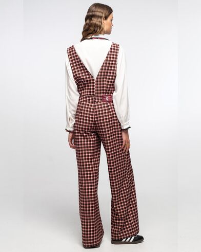 Peace And Chaos - Plaid Jumpsuit 
