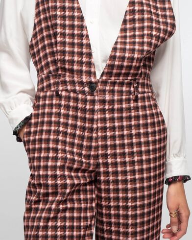 Peace And Chaos - Plaid Jumpsuit 
