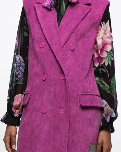 Γυναικείο Αμάνικο Σακάκι Peace And Chaos - Wisteria