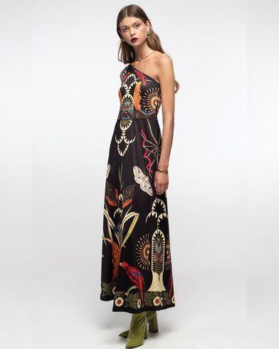 Γυναικείο Φόρεμα Peace And Chaos - Nocturnal One Shoulder