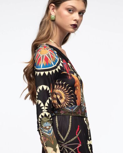 Γυναικείο Φόρεμα Peace And Chaos - Nocturnal One Shoulder