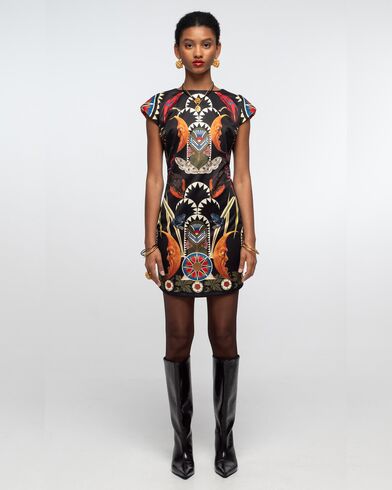 Γυναικείο Mini Φόρεμα Peace And Chaos - Nocturnal Bodycon