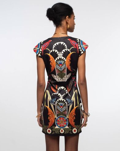 Γυναικείο Mini Φόρεμα Peace And Chaos - Nocturnal Bodycon