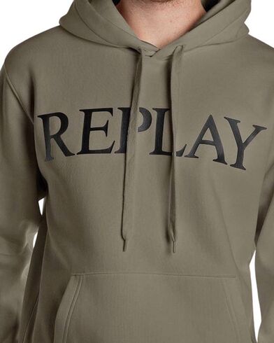 Ανδρική Μπλούζα Φούτερ με Κουκούλα Replay - M3104-23832