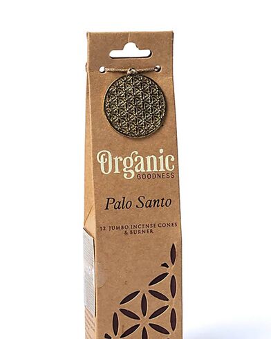 Organic Goodness Κώνοι Παλό Σάντο με Καυστήρα-Organic Goodness Palo Santo incense cones + burner