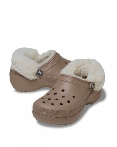 Γυναικείες Πλατφόρμες Clogs Crocs - Classic Fuzz Lined