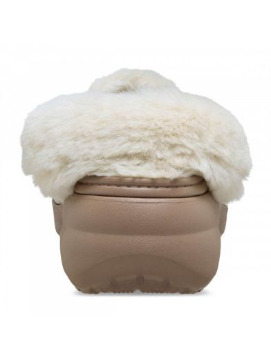 Γυναικείες Πλατφόρμες Clogs Crocs - Classic Fuzz Lined