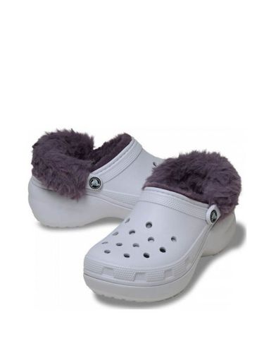 Γυναικείες Πλατφόρμες Clogs Crocs - Classic Fuzz Lined