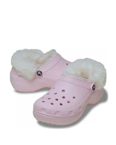Γυναικείες Πλατφόρμες Clogs Crocs - Classic Fuzz Lined