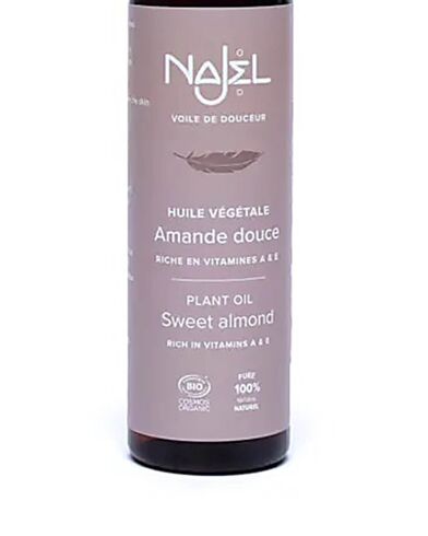 Λάδι Najel - Bio Sweet Almond Μassage Αnd Skin Oil 80 ml