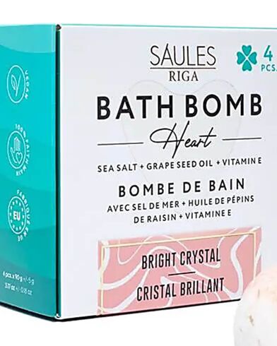 Βόμβα Μπάνιου Saules Riga - Ηeart Bright Crystal